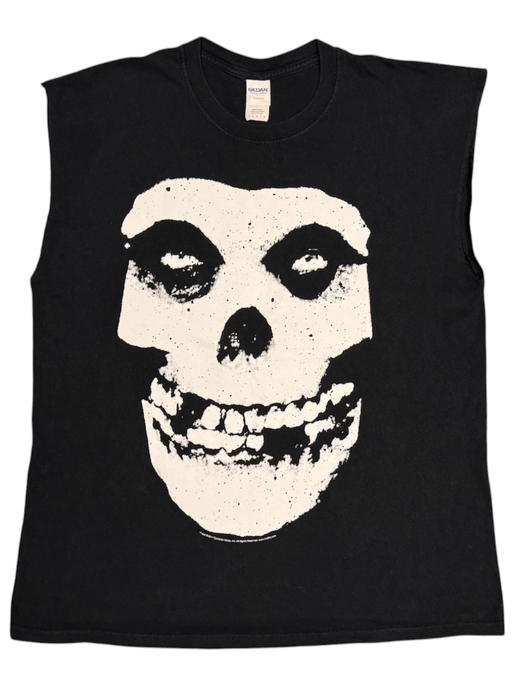 Vintage MISFITS Fiend Skull / Crimson Ghost Sleeveless Rockstar Shirt - Large